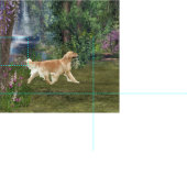 Golden Retriever Fabric Panel Stoff (Kachel)