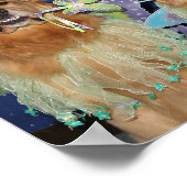 Golden Retriever Fairies Poster (Ecke)