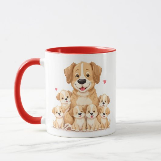 Golden Retriever Family Tasse - Adorable Geschenke (Links)