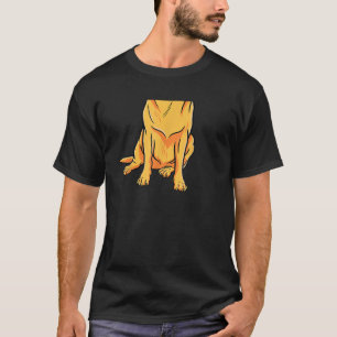 Golden Retriever Faules Halloween-Kostüm Lustiger T-Shirt
