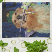 Golden retriever-Feen Küchentuch (Gefaltet)