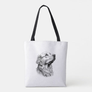 Golden Retriever Feinlinienstil-Handyhülle Künst Tasche