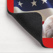 Golden retriever-Flagge Mousepad (Ecke)