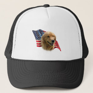 Golden retriever-Flagge Truckerkappe