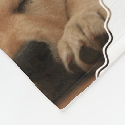 Golden retriever fleecedecke (Ecke)