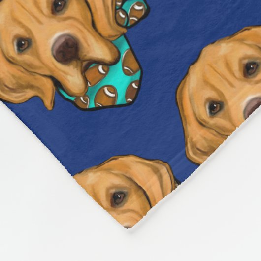 Golden Retriever Fleecedecke (Ecke)