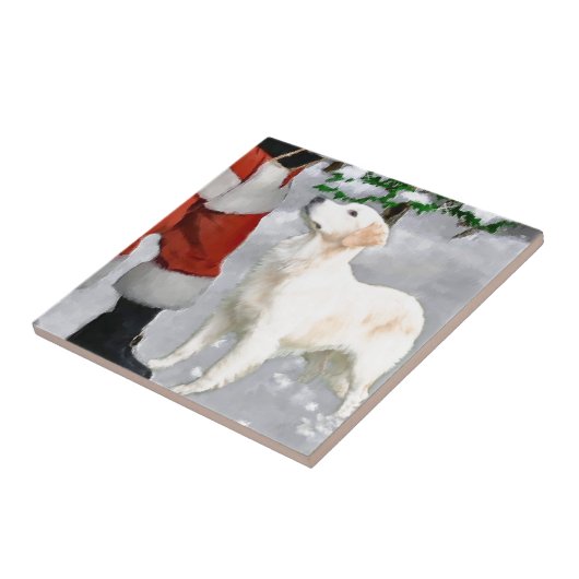 Golden Retriever Fliese (Seite)