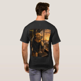Golden Retriever Flughafen Reisender T-Shirt