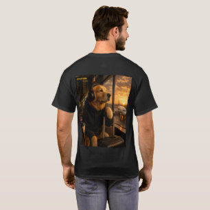 Golden Retriever Flughafen Reisender T-Shirt