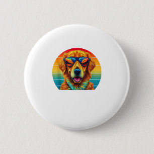 Golden Retriever for Kids Boys Girls Sonnenbrille  Button