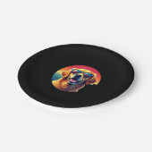 Golden Retriever for Kids Boys Girls Sonnenbrille Pappteller (Schrägansicht)