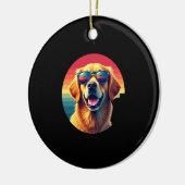 Golden Retriever for Kids Boys Girls Sunglasses Pe Keramik Ornament (Links)