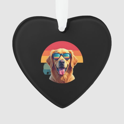 Golden Retriever for Kids Boys Girls Sunglasses Pe Ornament (Vorderseite)