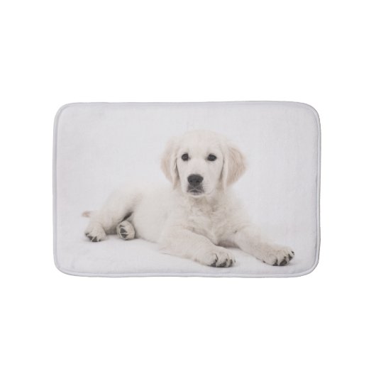 Golden Retriever Foto Badematte (Vorderseite)