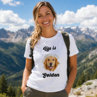 Golden Retriever Foto Das Leben ist golden Frau