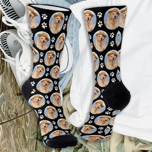 Golden Retriever Foto Paw Prints Hund Lover Socken
