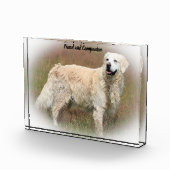 Golden Retriever. Fotoblock (Rechts)