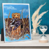 GOLDEN RETRIEVER FOTOPLATTE (Seite)
