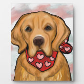 Golden Retriever Fotoplatte (Vorderseite)