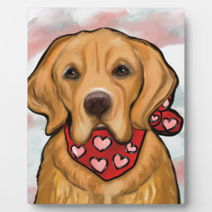 Golden Retriever Fotoplatte