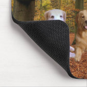 Golden retriever-Freundschaft Mousepad (Ecke)