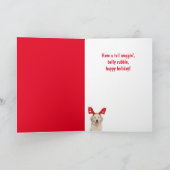 Golden Retriever Frohe Weihnachten (Innenseite)