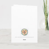 Golden Retriever Frohe Weihnachten Trendy Dog (Rückseite)