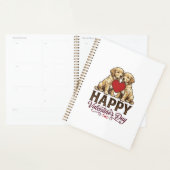 Golden Retriever Frohen Valentinstag Planer (Anzeige)
