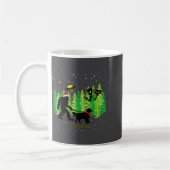 Golden Retriever Funny Bigfoot Christmas Alien Ufo Kaffeetasse (Links)