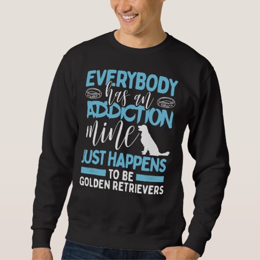 Golden Retriever Funny Dog 446 Sweatshirt (Vorderseite)