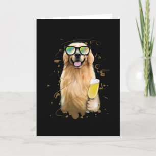Golden Retriever Funny Dog Gaben Liebe Karte