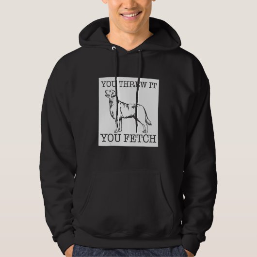 Golden Retriever funny dog lover gift Hoodie (Vorderseite)