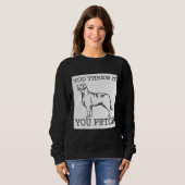 Golden Retriever funny dog lover gift Sweatshirt (Vorne ganz)