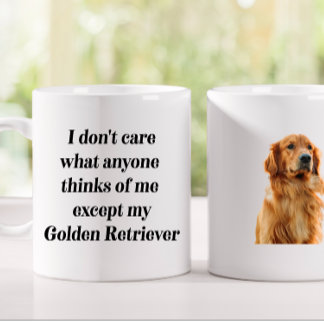 Golden Retriever Funny Gift Tasse