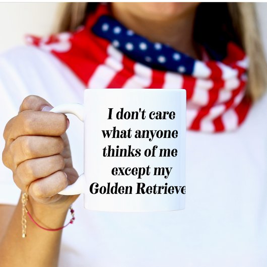 Golden Retriever Funny Gift Tasse
