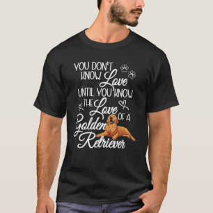 Golden Retriever für Frauen Hund T-Shirt