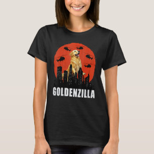 Golden Retriever für Jungen Mädchen Goldenzilla K T-Shirt