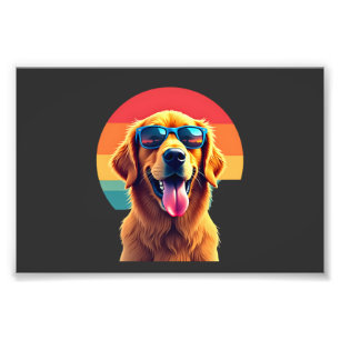 Golden Retriever für Kinder Jungen Mädchen Sonnenb Fotodruck