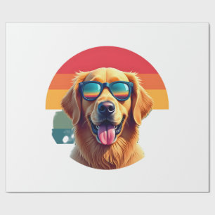 Golden Retriever für Kinder Jungen Mädchen Sonnenb Geschenkpapier
