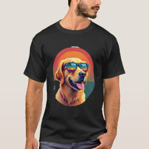 Golden Retriever für Kinder Jungen Mädchen Sonnenb T-Shirt