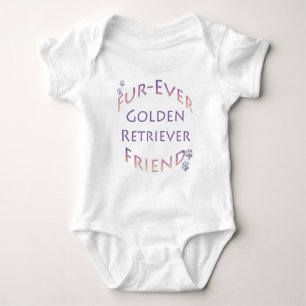 Golden Retriever Furever Baby Strampler