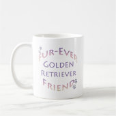 Golden Retriever Furever Kaffeetasse (Links)