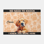 GOLDEN RETRIEVER FUßMATTE (Vorderseite)