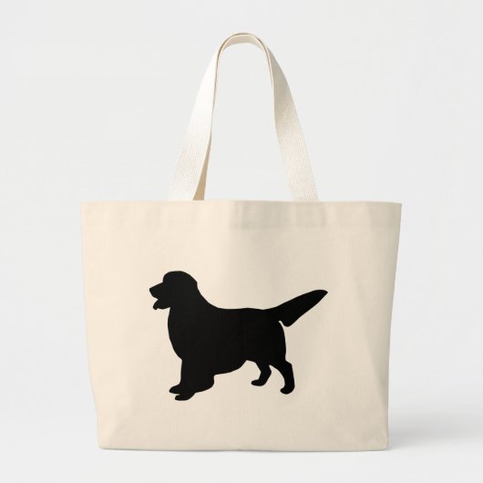 Golden retriever-Gang Jumbo Stoffbeutel (Vorne)