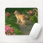 Golden retriever-Garten Mousepad (Mit Mouse)