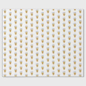 Golden Retriever Geburtstag Geschenkpapier (Flach)