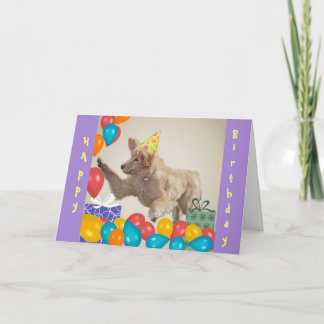 Golden Retriever Geburtstag Karte