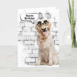 Golden Retriever Geburtstag Karte