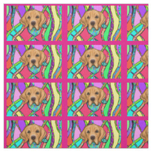 GOLDEN RETRIEVER GEBURTSTAG STOFF