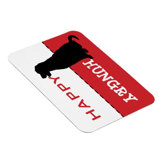 Golden Retriever Gefüttert Me Hungerfestungen Magnet (Rechte Seite)